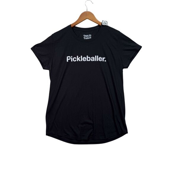 NWT Pickleballer. Pickle Ball Pickled Paddler T-shirt Paddle Black T Shirt L - Picture 1 of 5